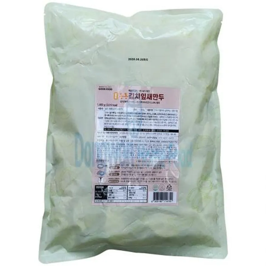 (16:30마감(D) 얇피통통김치만두(굿푸드/약50입/1.4KG)EA 이미지