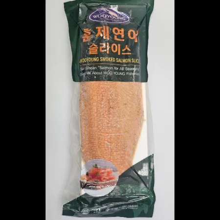 (16:30마감)훈제연어슬라이스(코호)(건염/씨로드/1KG/PAC/칠레산)