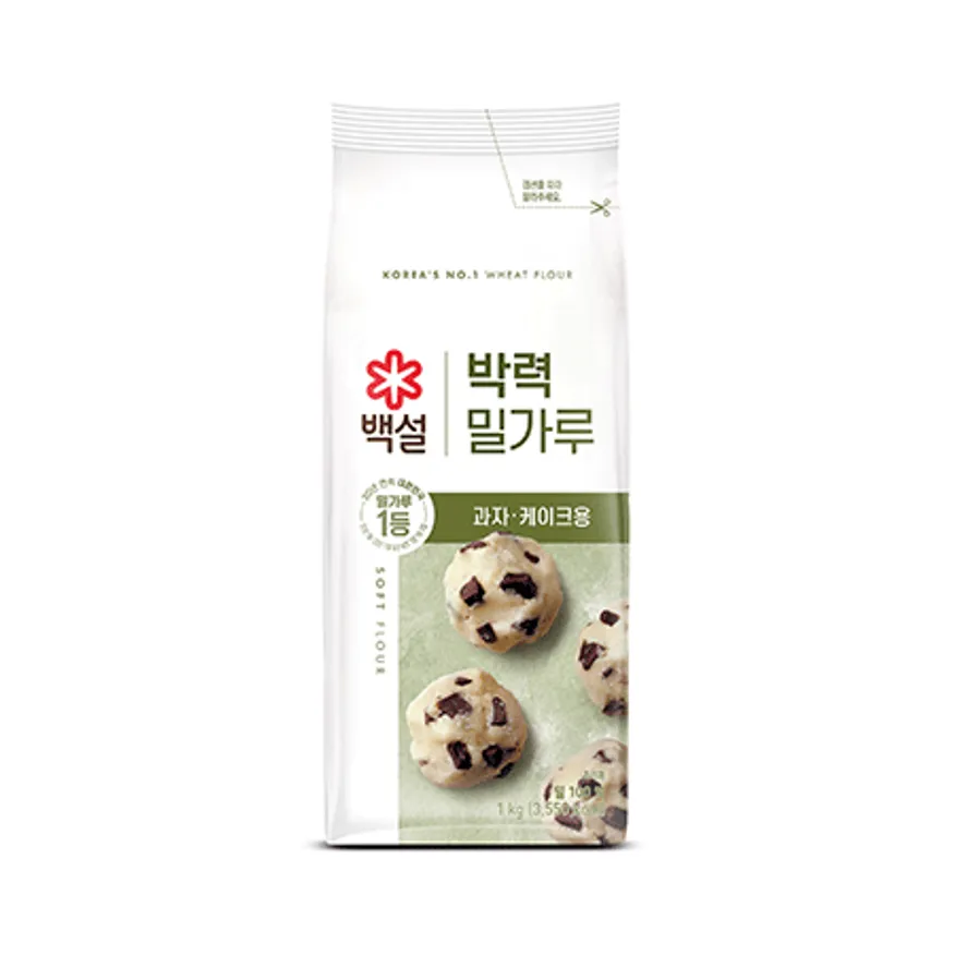 (16:30분마감)백설 밀가루(실온 박력 1Kg미국) 이미지