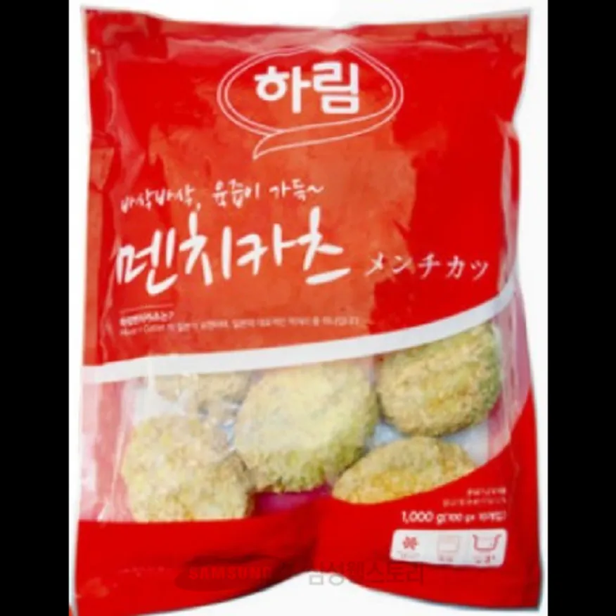 (16:30마감)멘치카츠(하림/1KG(100G*10EA)/PAC/계육:국산) 이미지