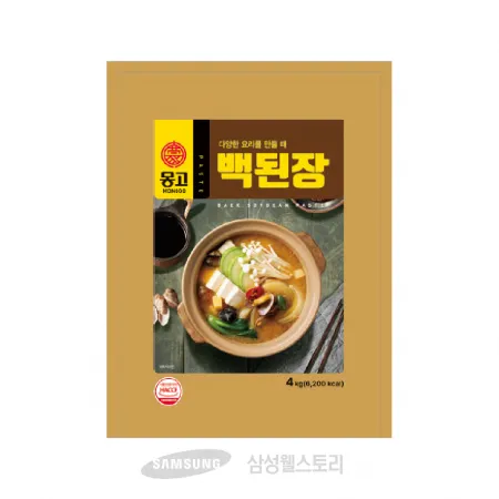 (16:30마감)몽고백된장(몽고식품(마산몽고)/16KG(4KG*4EA)/BO) 이미지