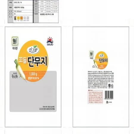 (16:30마감(D) 꼬들단무지(사조대림/1kg)EA 이미지