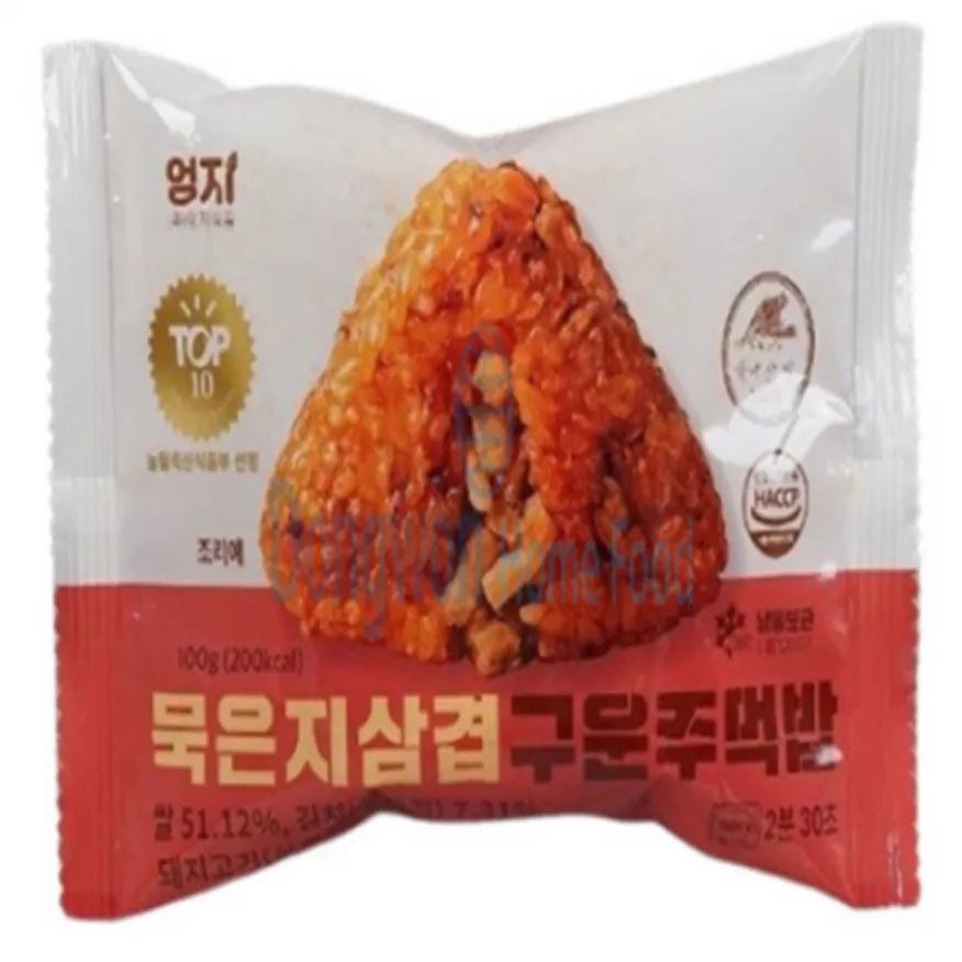 (16:30마감(D) 묵은지삼겹구운주먹밥(쌀:국산/엄지/100G)EA 이미지