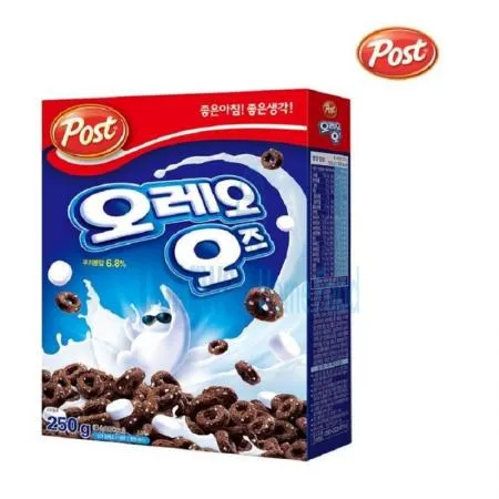 (16:30마감(D) 오레오오즈시리얼(포스트/동서/250g)EA 이미지