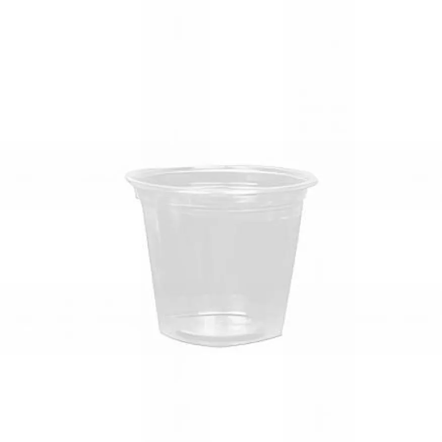 (16:30마감(D) 소스용기(용기만/Ø45*H32mm/0.9oz/PET/투명/100입)EA 이미지