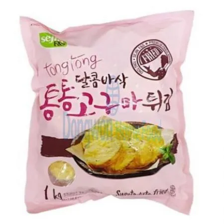 (16:30마감(D) 통통고구마튀김(세진/냉동/슬라이스/고구마60%/1KG)EA 이미지