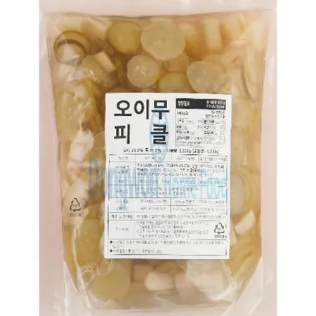 (16:30마감(D) 오이무피클(일미푸드/파우치/실온/3KG)EA 이미지