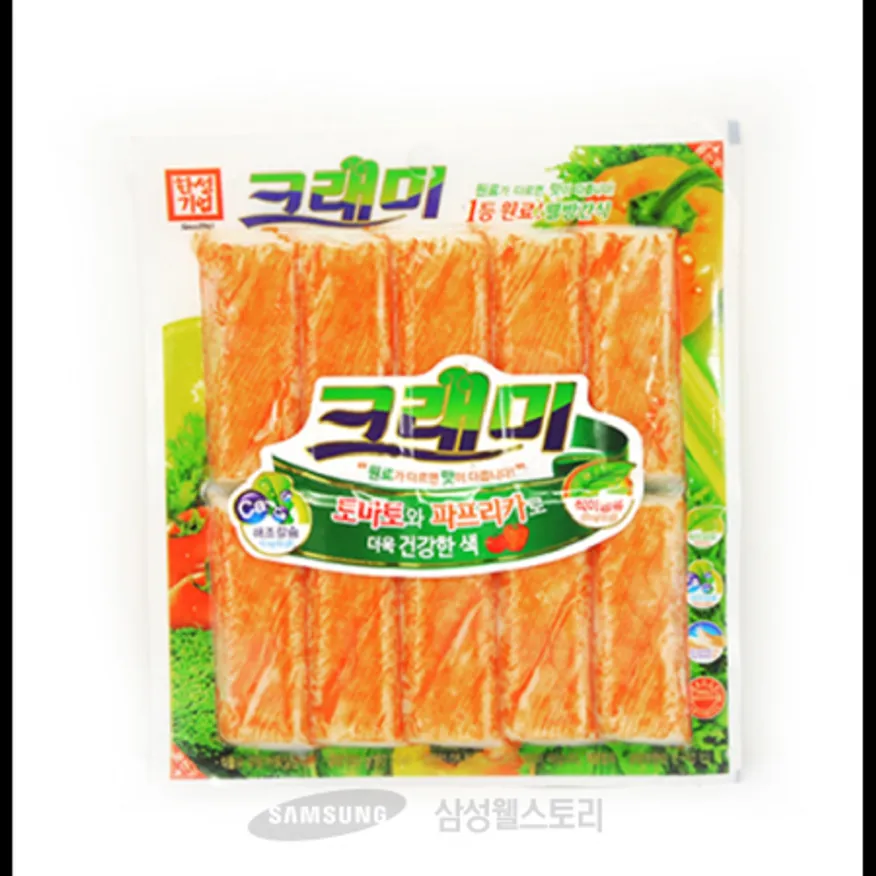 (16:30마감)크래미맛살(한성/180G(18G*10EA)/PAC/연육:외국산) 이미지