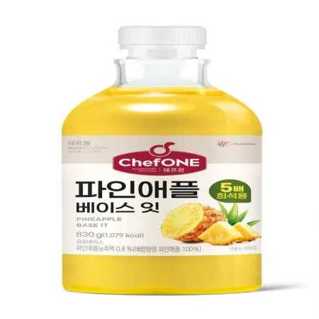 (16:30마감(D) 쉐프원파인애플베이스잇(대상/830G)EA 이미지