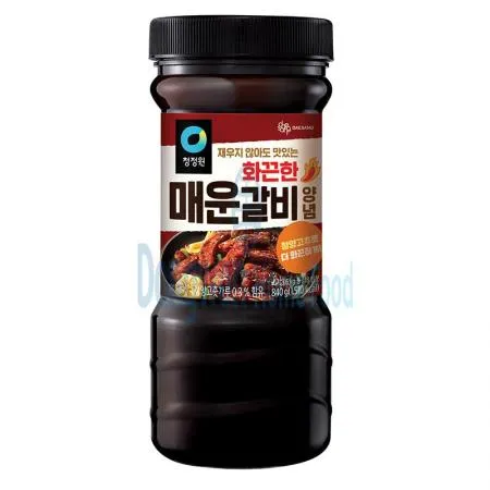 (16:30마감(D) 청정원화끈한매운갈비양념(대상/840g)EA 이미지