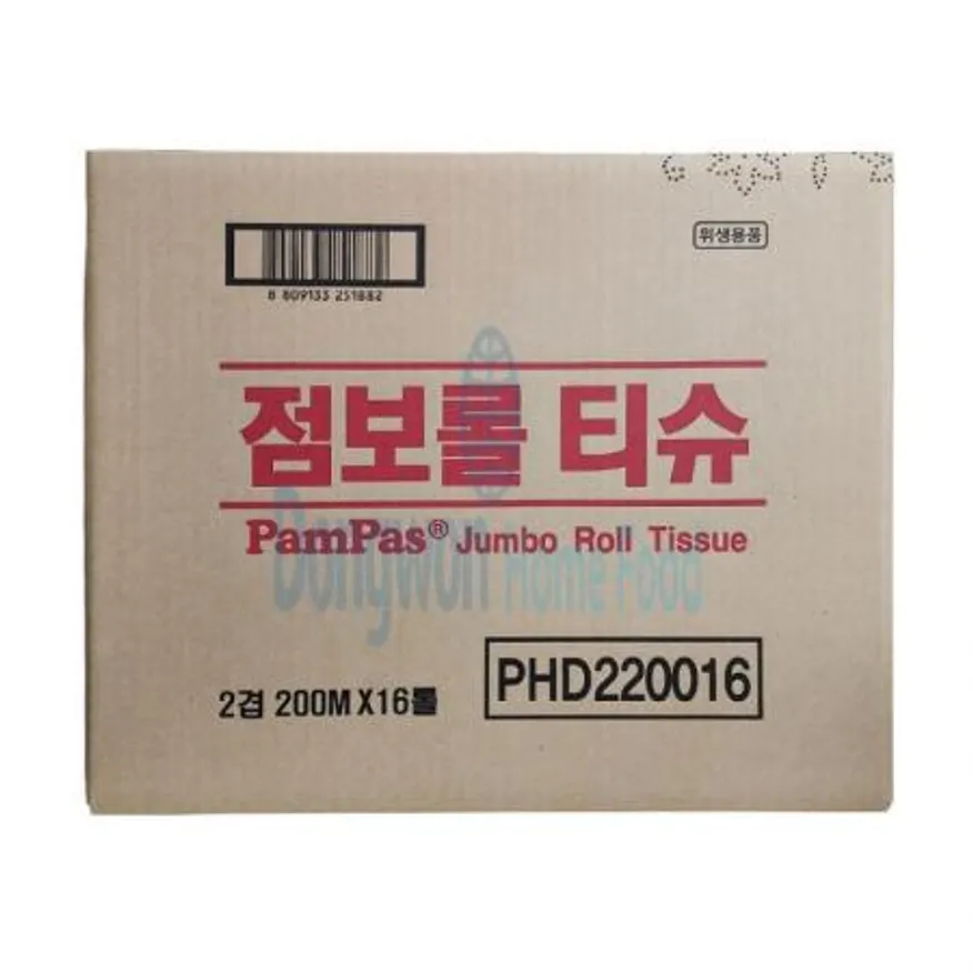 (16:30마감(D) 점보롤휴지(팜파스/2겹/95mm*H200m/16롤)BOX 이미지