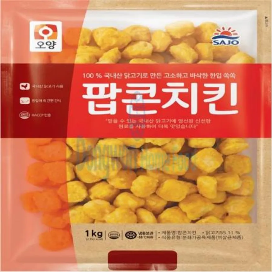 (16:30마감(D) 팝콘치킨(사조오양/닭고기:국내산/1kg)EA 이미지