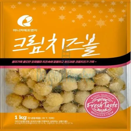 (16:30마감(D) 크림치즈볼(마니커/냉동/1kg)EA 이미지