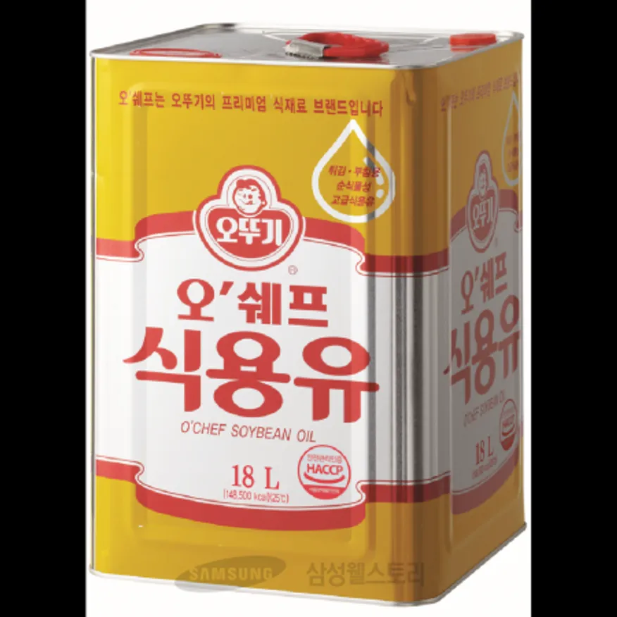(16:30마감)식용유(오쉐프),DC,대두:외국산,오뚜기,18L/EA 이미지