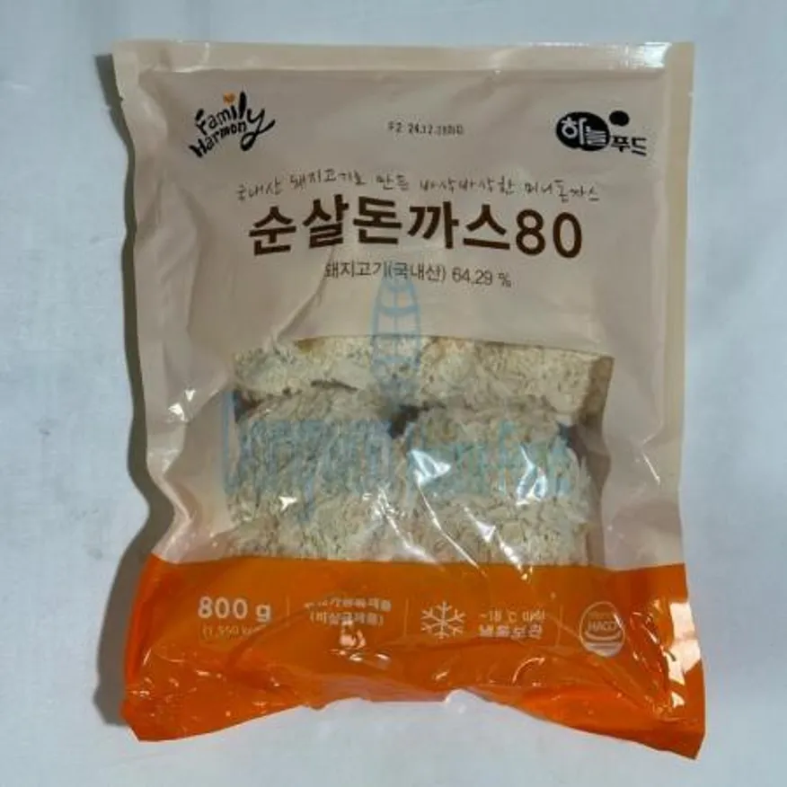 (16:30마감(D) 순살돈까스(하늘푸드/국내산/80g*10입/800g)EA 이미지