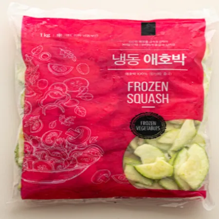 (16:30마감(D) 애호박(중국산/글로벌/냉동/반달슬라이스/5mm/1kg/O)EA 이미지