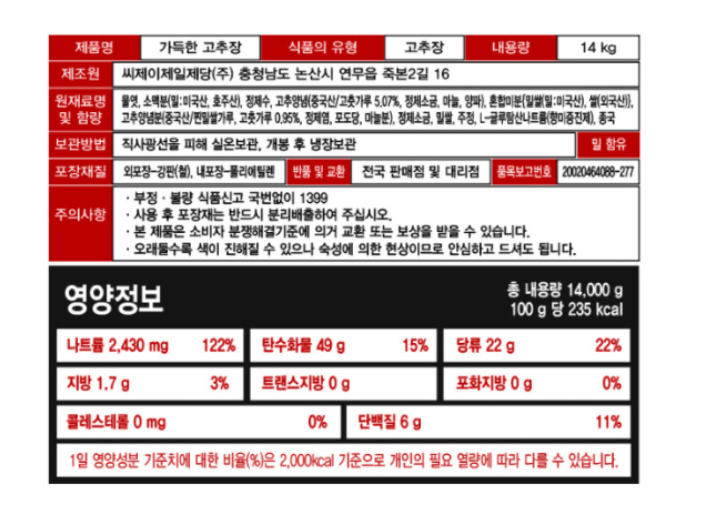 상품정보제공고시