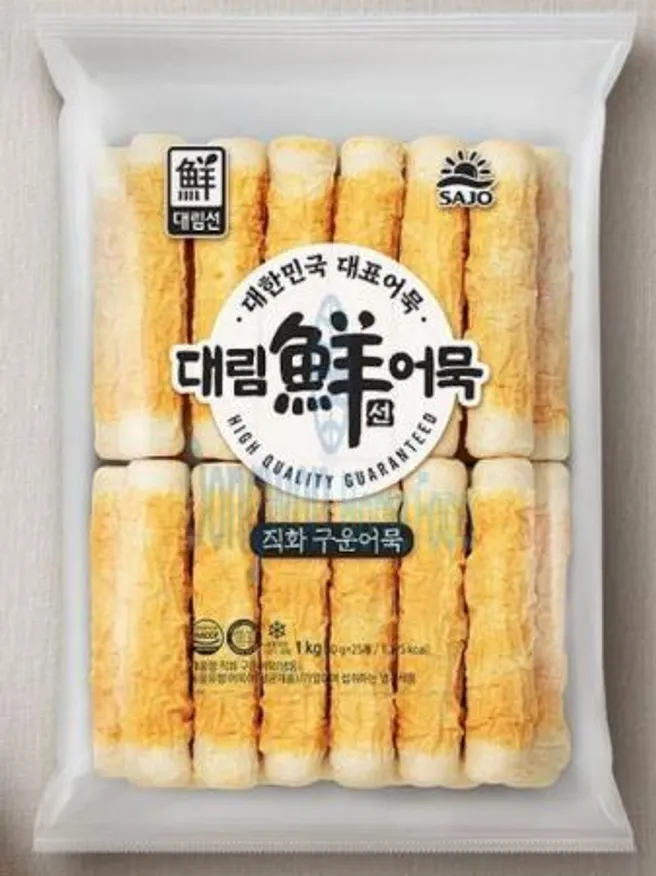 (16:30마감(D) 맛대장구운어묵(연육:외국산/사조대림/1kg(40g*25EA))EA 이미지
