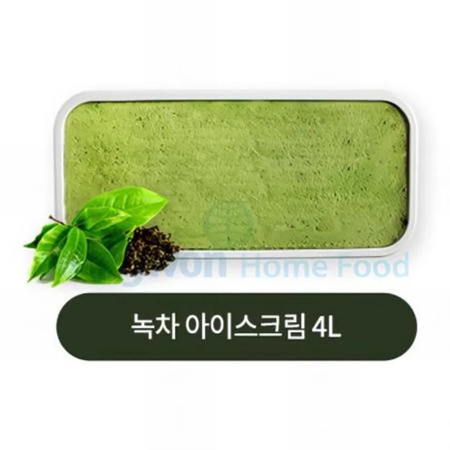 (16:30마감(D) 녹차아이스크림(라벨리/4L)EA 이미지