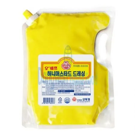(16:30마감(D) 허니머스타드드레싱(오뚜기/2kg)EA 이미지