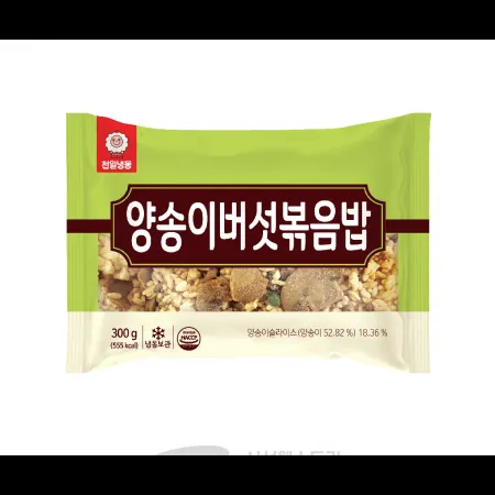(16:30마감)양송이버섯볶음밥(300G/EA/쌀:국내산/천일냉동) 이미지