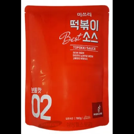 (16:30마감)떡볶이소스보통맛(미쓰리/780G/EA) 이미지