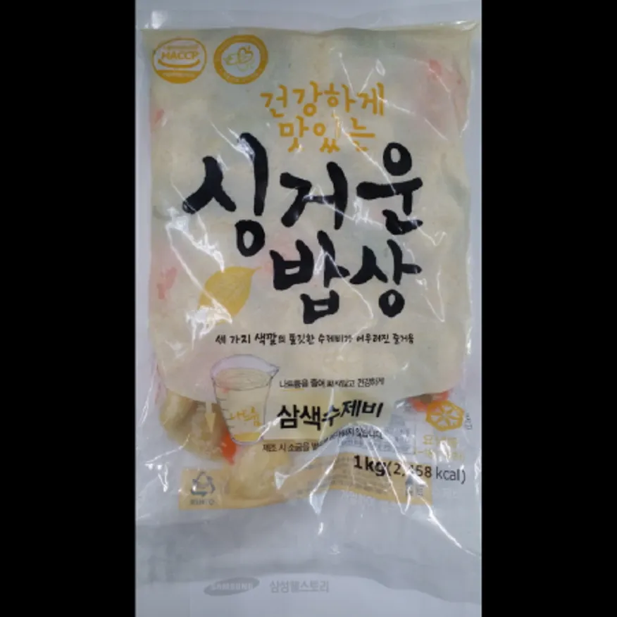 (16:30마감)삼색수제비(1KG/PAC/동성/밀:호주/미국산/냉동) 이미지