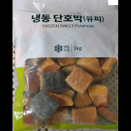 (16:30마감)냉동단호박(유피)(찜조림용/중국산/3~5CM절단) 이미지