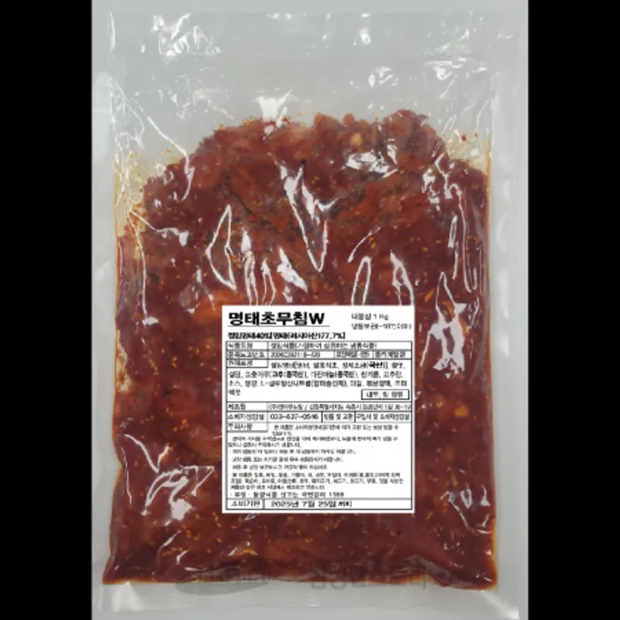 (16:30마감)RTX명태초무침(1KG/EA/명태포:러시아산/정이푸드빌) 이미지