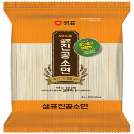 (16:30마감(D) 진공국수소면(샘표/3kg)EA 이미지