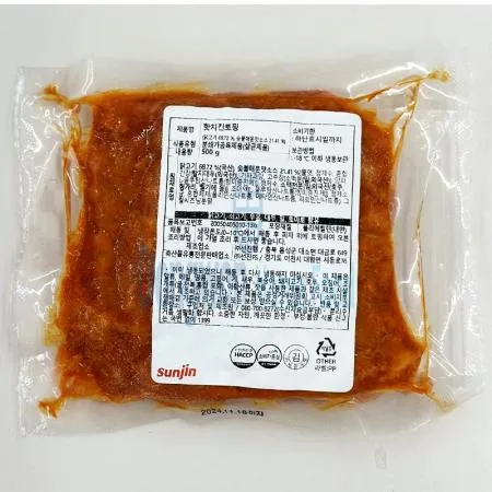 (16:30마감(D) 핫치킨토핑(선진/계육:국내산/500g)EA 이미지
