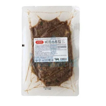 (16:30마감(D) 비프스트립(에쓰푸드/쇠고기:호주산/500g)EA 이미지