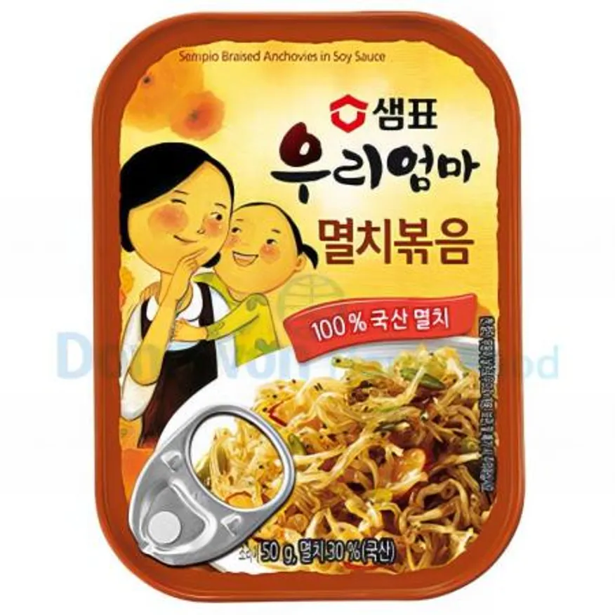 (16:30마감(D) 우리엄마멸치볶음(국내산/샘표/50G)EA 이미지