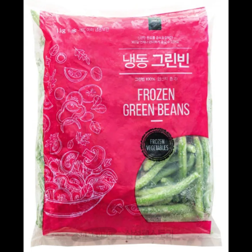 (16:30마감)냉동그린빈(홀/글로벌냉동/10KG(1KG*10PAC)/BOX/중국산) 이미지