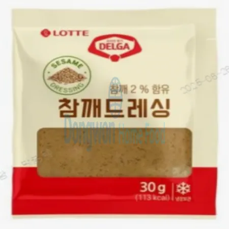 (16:30마감(D) 참깨드레싱(델가/롯데푸드/냉장/30g*200입)BOX 이미지