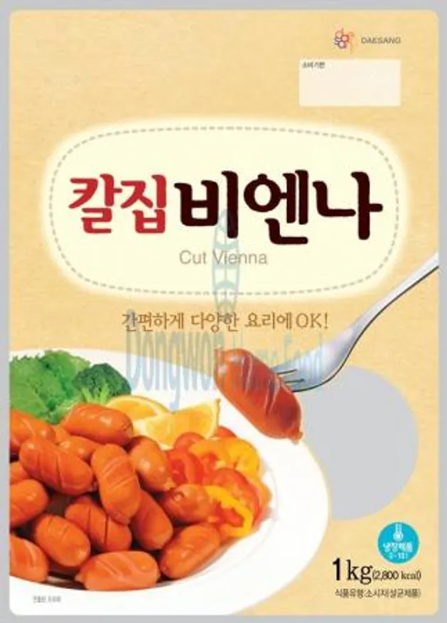 (16:30마감(D) 청정원칼집비엔나(대상/돼지고기,닭고기:국산/1kg)EA 이미지