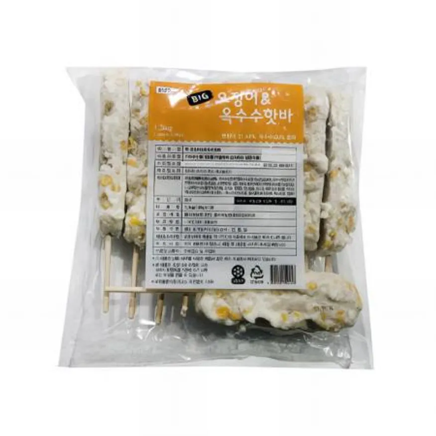 (16:30마감(D) 오징어옥수수핫바(중국/가토코/1.3kg)EA 이미지