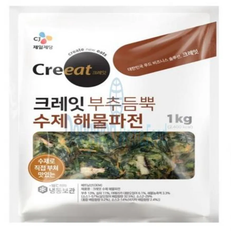 (16:30마감(D) 수제식해물파전(CJ/크레잇/냉동/1KG)EA 이미지