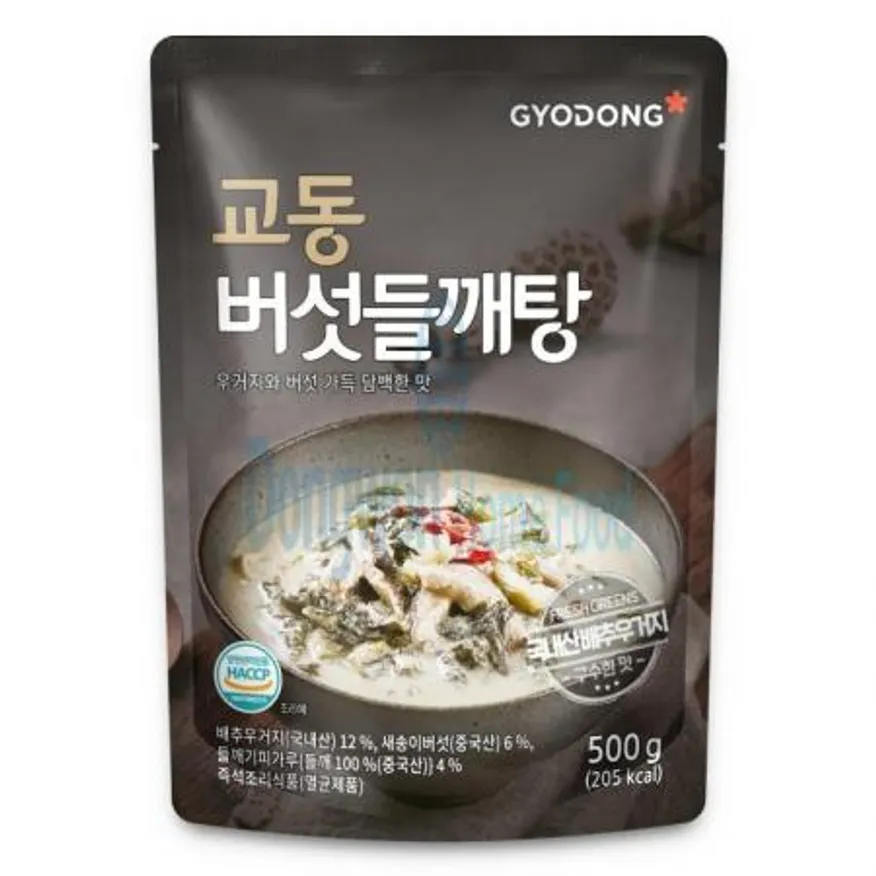 (16:30마감(D) 버섯들깨탕(교동/500G)EA 이미지