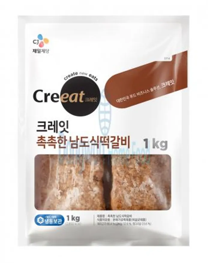 (16:30마감(D) 촉촉한남도식직화떡갈비(CJ/크레잇/돼지고기:국산/1kg)EA 이미지
