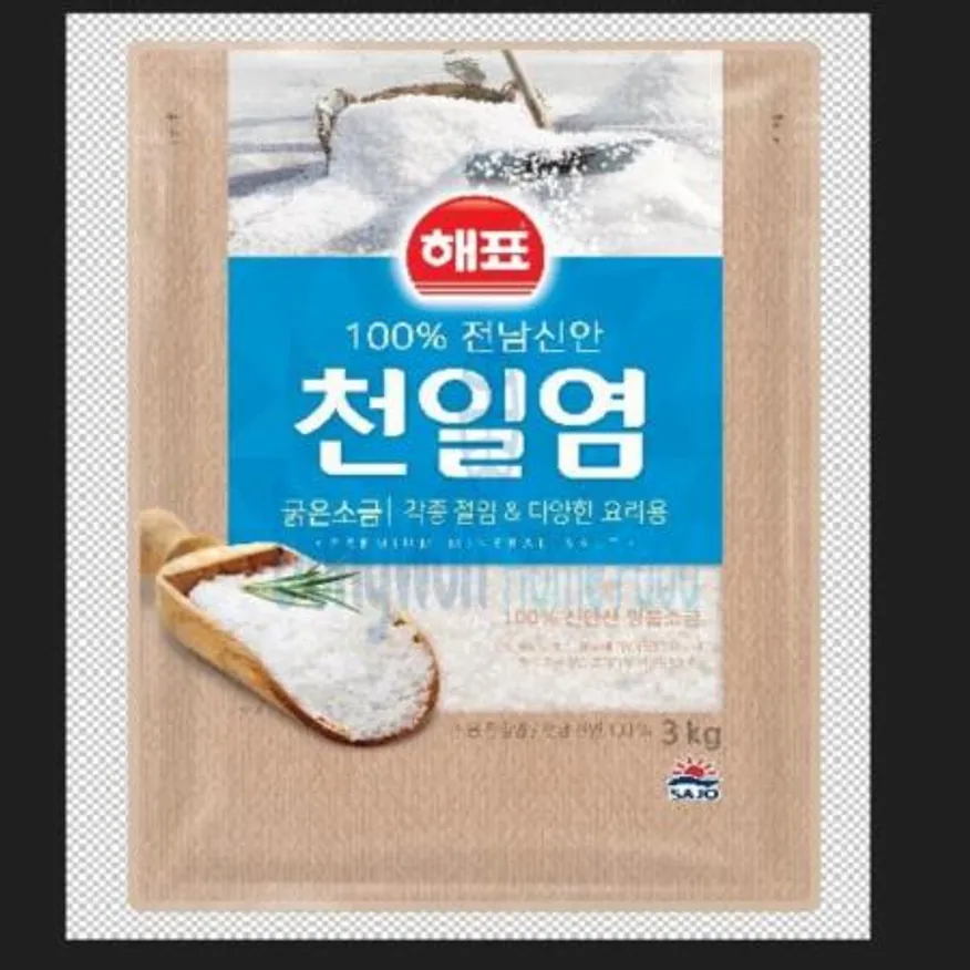 (16:30마감(D) 천일염(100%전남신안/사조해표/3KG)EA 이미지