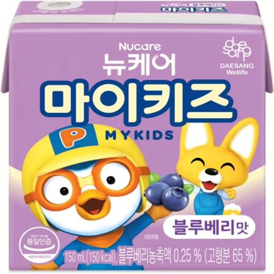 (16:30마감(D) 뉴케어마이키즈블루베리(대상/150ML*24EA/GF37)BOX 이미지