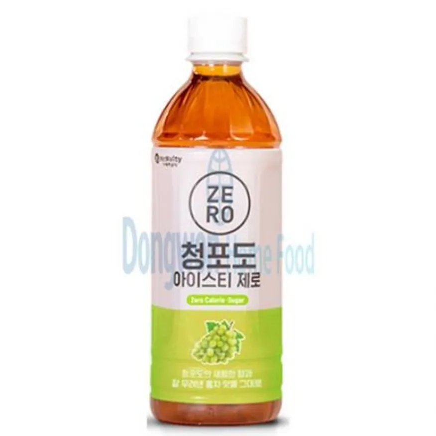 (16:30마감(D) 청포도아이스티제로(한국맥널티/500ml*24입/W)BOX 이미지