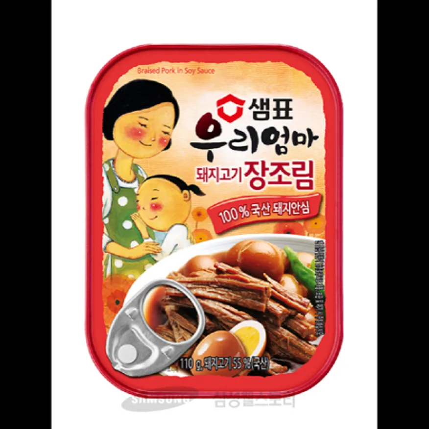 (16:30마감)우리엄마돼지고기장조림(샘표/110G/EA/돼지고기:국내산) 이미지