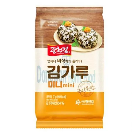 (16:30마감(D) 미니김가루(국내산/광천김/실온/7g*9봉/63g)EA 이미지