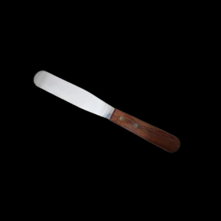 (16:30마감(L)일자스페츄라(6인치/스텐/나무손잡이/대만) 이미지