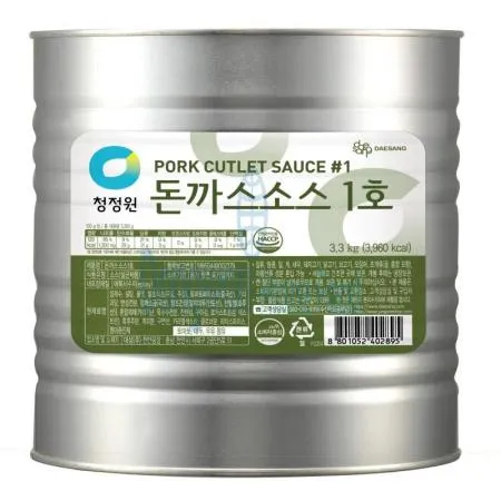 (16:30마감(D) 청정원돈까스소스(대상/3.2kg)EA 이미지