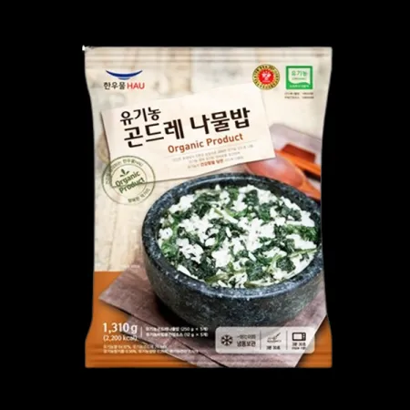 코스트코/한우물 냉동 유기농 곤드레나물밥 262G x 5