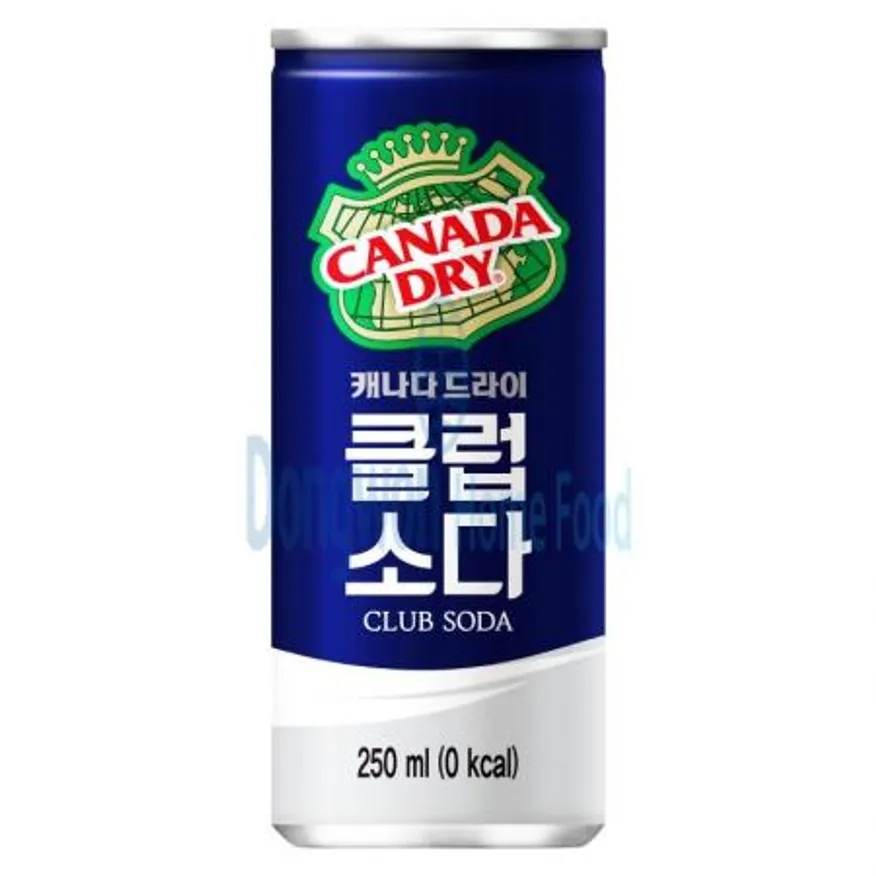 (16:30마감(D) 캐나다드라이클럽소다(코카콜라/250mL*30EA)BOX 이미지