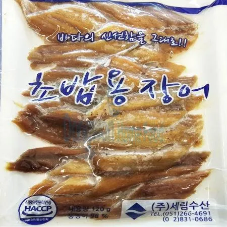 (16:30마감(D) 초양념붕장어(페루산/냉동/6g*20미/120g/초밥용)EA 이미지